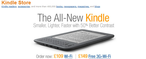 Kindle becomes Amazon UK's biggest selling product