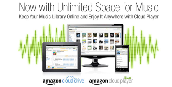 Amazon announces Unlimited Cloud Storage for music