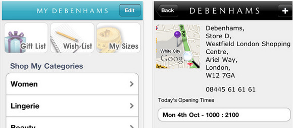 Debenhams adds Android to its app offerings, comes with barcode scanner