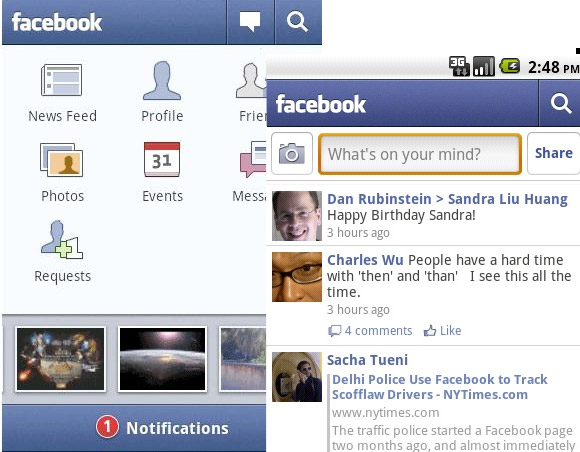 Facebook for Android enjoys feature-packing update