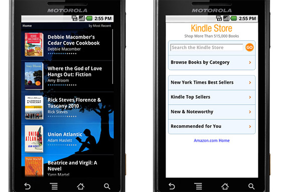 Amazon readies Kindle app for Android