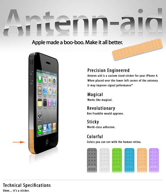 Antenn-aid offers a sticking plaster for iPhone 4s