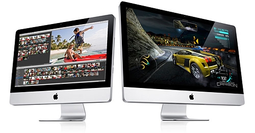 Apple new iMacs: 21.5 and 27-inch displays