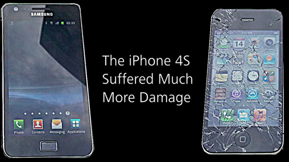 Apple iPhone 4S smashes in drop test, Galaxy S2 emerges as hard as nails