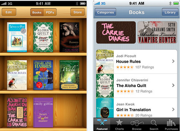 Apple iBooks gets updated to 1.1.1