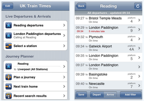 Apple iPhone: four great UK transport apps