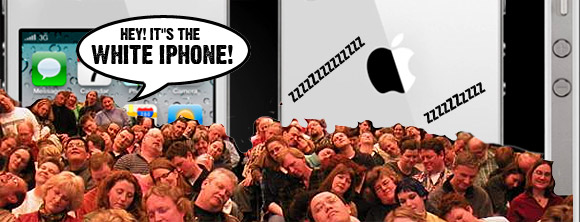 Apple supposedly set to release white iPhone4. Really. Who gives a chuff?