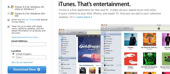 Apple iTunes 9.2 now available for PC and Mac users