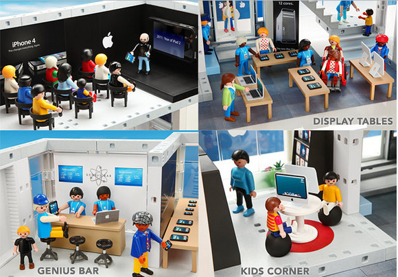 PLAYMOBIL Apple Store Playset for junior fanboys