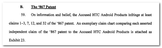 Apple sues HTC, guns for Android