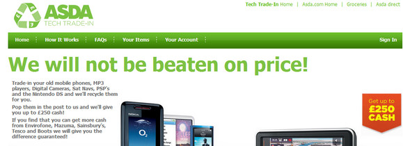 Asda Tech Trade In offers greenbacks for old gadgets
