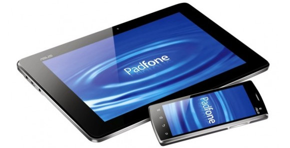 Asus PadFone tablet inclides docking bay for companion smartphone