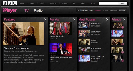 BBC iPlayer offers Twitter and Facebook integration