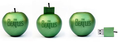 Beatles catalogue released on Apple-shaped USB