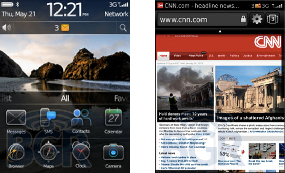 Blackberry OS 6.0 screenshots and interface details emerge