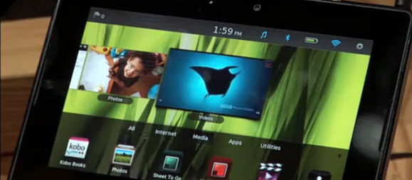 BlackBerry Playbook tablet gets hands on video demo