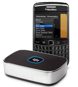 Blackberry Presenter wows with wireless PowerPoint presentations