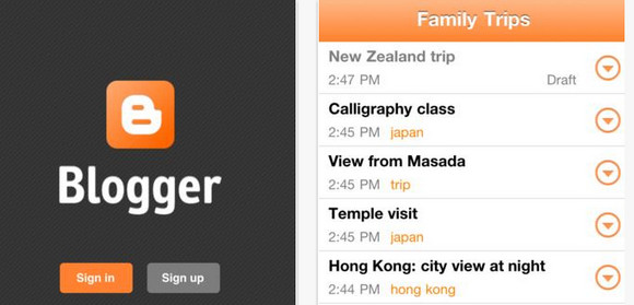 Google release Blogger app for iOS