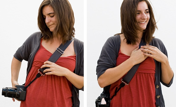 Camera Strap Buddy makes carrying your SLR less of a willy-waving experience