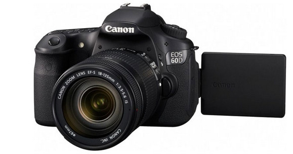 Canon EOS 60D dSLR offers fold out screen and HD video 