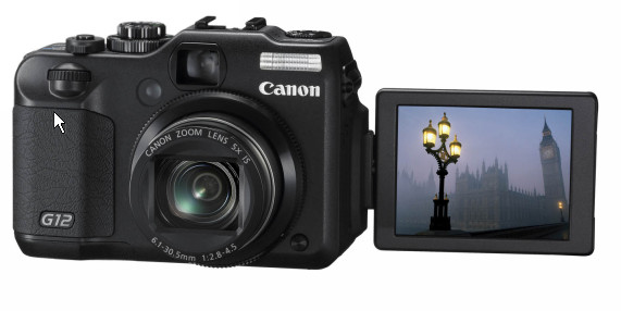 Canon PowerShot G12: upmarket 10MP compact=