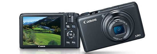 Canon PowerShot S90 - bronze prize, High End Compact Camera of 2009