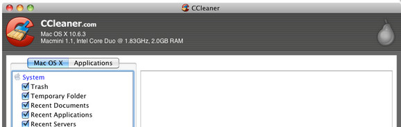 CCleaner for Mac clears out the system crap in one click