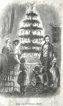 Christmas lights, trees and Yule logs: a history