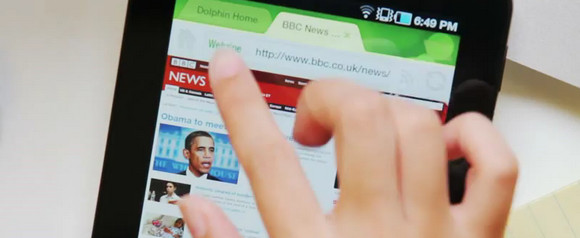 Dolphin Browser HD 6.0 Android browser pulls out the stops
