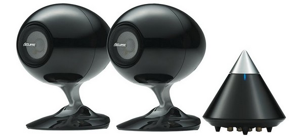 Eclipse TD508II-UD space age speakers for well-heeled audio buffs