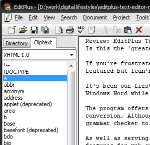 EditPlus Text/HTML Editor v3.11 Review