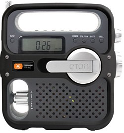 Eton FR360 solarlink wind-up radio for the festival season