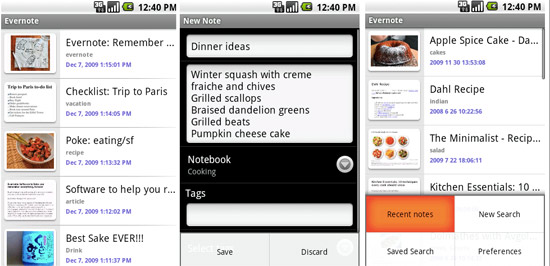 Evernote Android app released