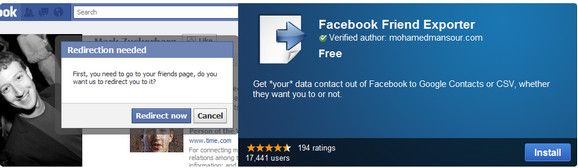 Facebook annoys more users by blocking contact-exporting tool