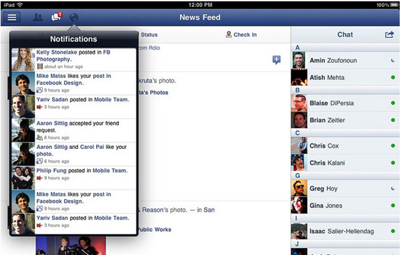 Official Facebook app finally comes to the Apple iPad