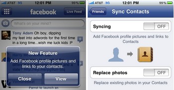 Facebook for iPhone gets friend photo sync, customisable notifications