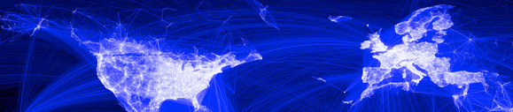 Facebook's global relationships visualised in natty map