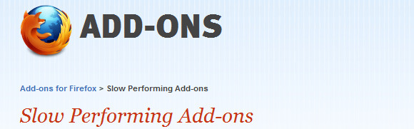 Firefox slowing to a crawl? Check out the bad boy extensions here
