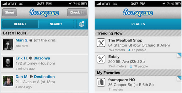 Foursquare 2.0 for the iPhone promises 'Instapaper' functionality