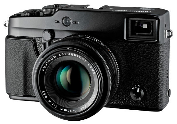 Fujifilm X-Pro 1 mirrorless interchangeable lens camera gets full press release. We lust heartily