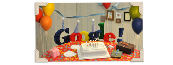 Google celebrates 13th birthday with homely doodle
