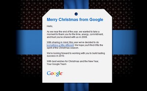 Google gifts $20m to charities for Christmas