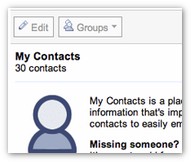 Google contacts: sort out duplicate contacts with one click