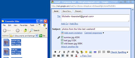 Huzzah! GMail adds drag and drop attachments!