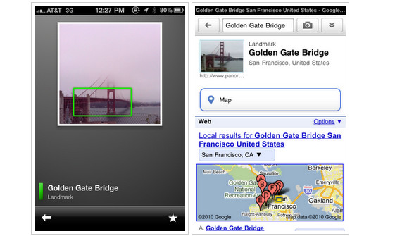 Google Goggles finally reaches the iPhone
