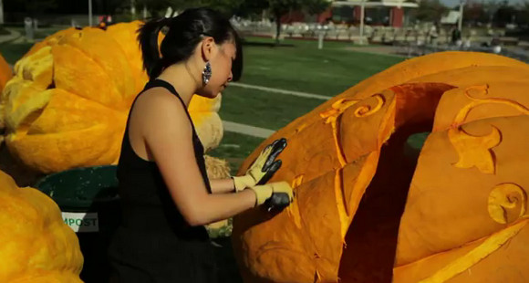 Google get into the Halloween spirit with time-lapse pumpkin carving