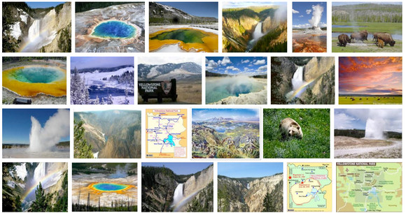 Google Images Search gets a funky new look