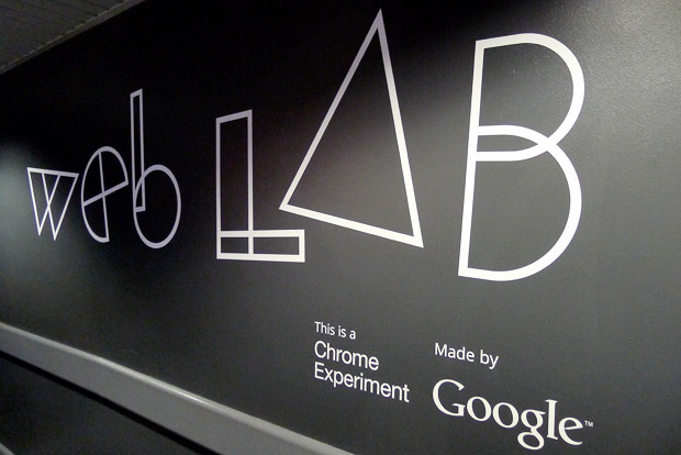 Google Web Lab Chrome, Science Museum, London Sept 2012