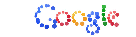 Google.com logo explodes in an animated spectacular