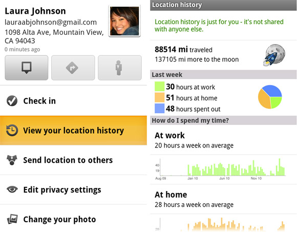 Google Maps 5.3 for Android adds location history dashboard